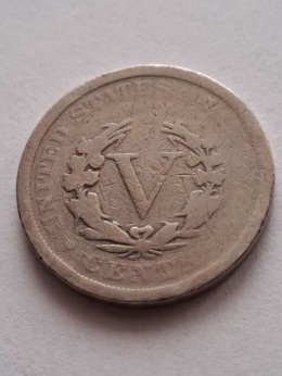 USA 5 Centów Liberty 1904 r