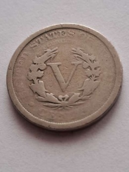 USA 5 Centów Liberty 1905 r