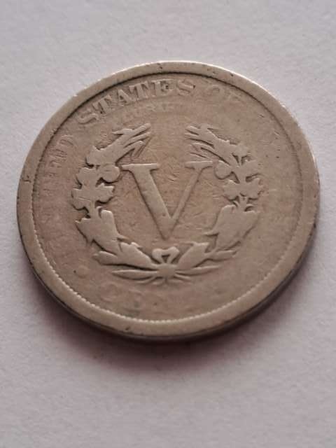 USA 5 Centów Liberty 1905 r