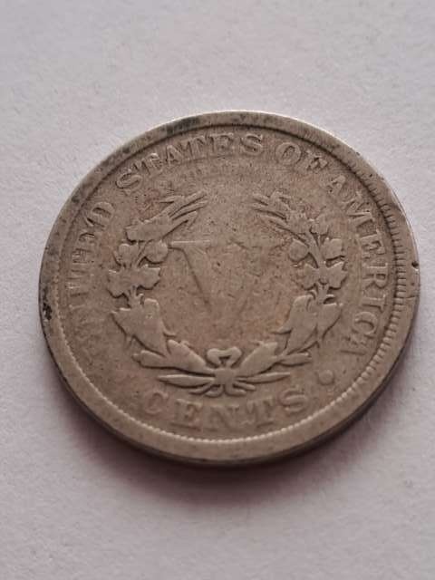 USA 5 Centów Liberty 1908 r