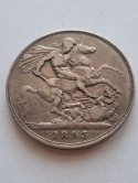 Wielka Brytania 1 Korona Victoria 1893 r