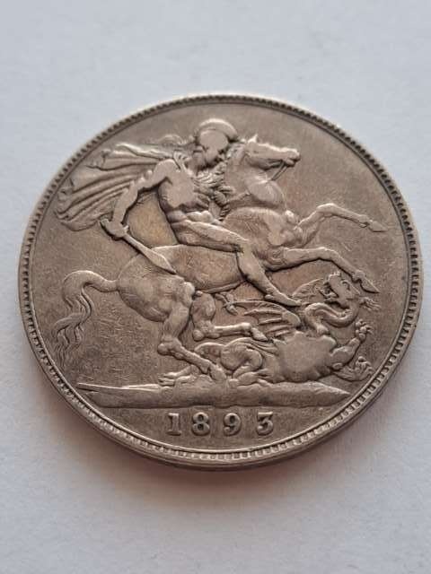 Wielka Brytania 1 Korona Victoria 1893 r