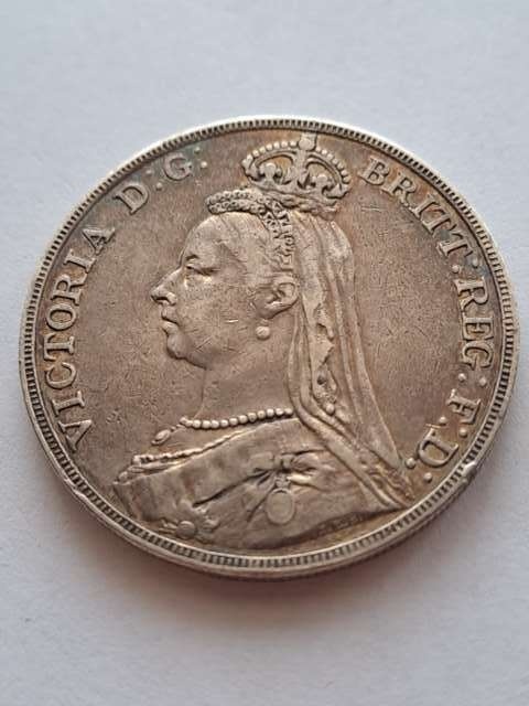 Wielka Brytania 1 Korona Victoria 1891 r