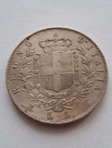 Włochy 5 Lir Emanuel ll 1873 r