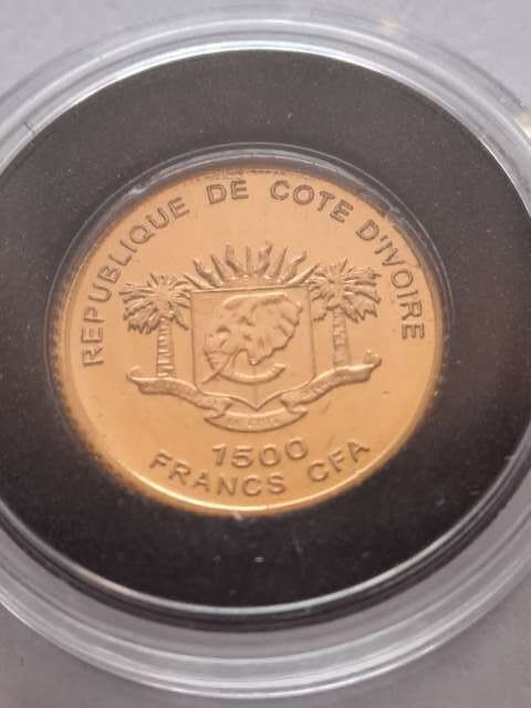 Wybrzeże Kości Słoniowej 1500 franków Piramidy 2006 r