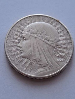 10 zł Głowa Kobiety 1932 r bez znaku