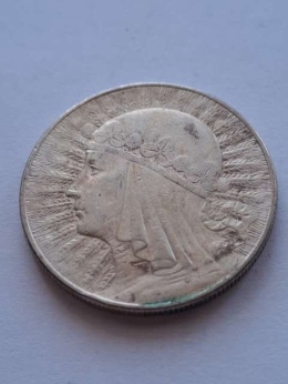 10 zł Głowa Kobiety 1933 r