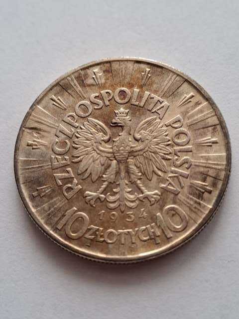 10 zł Józef Piłsudski 1934 r urzędowy