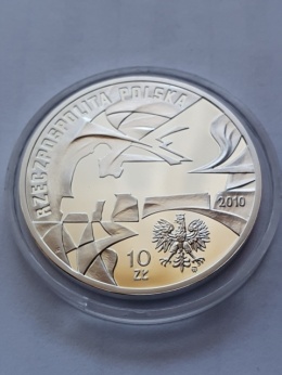 10 zł Krzysztof Komeda 2010 okrągły