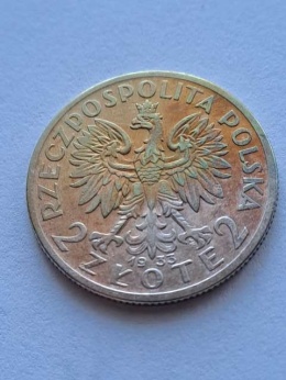 2 zł Głowa Kobiety 1933 r