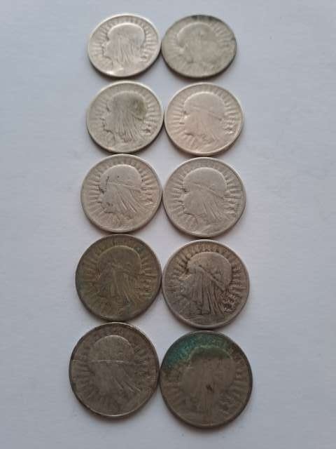 2 zł Głowa Kobiety 32-33 r 10 szt