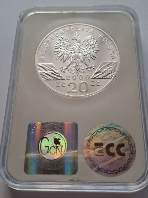 20 zł Sokół Wędrowny 2008 r GCN