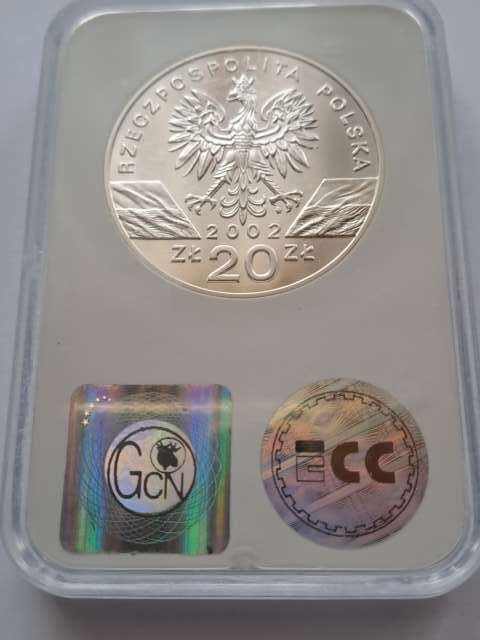 20 zł Żółw Błotny 2002 r
