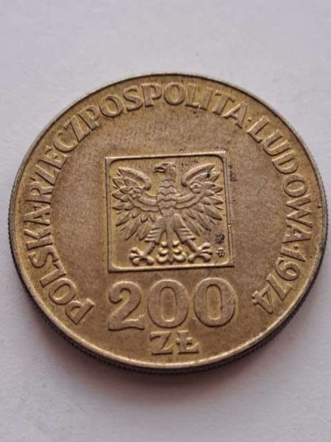 200 zł Mapka 1974 r