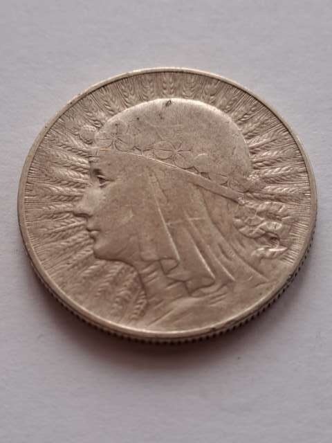 5 zł Głowa Kobiety 1932 r znak