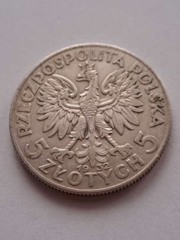 5 zł Głowa Kobiety 1932 r