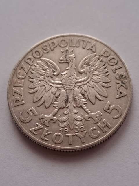 5 zł Głowa Kobiety 1932 r