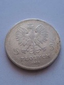 5 zł Nike 1928 r znak