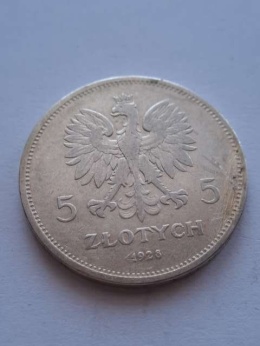 5 zł Nike 1928 r znak