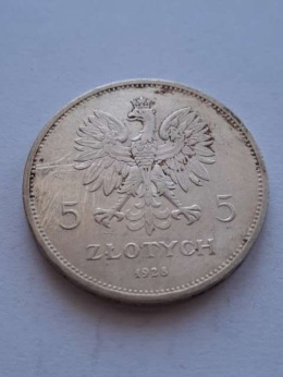 5 zł Nike 1928 rok bez znaku