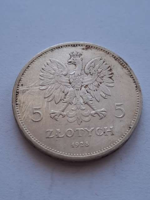 5 zł Nike 1928 rok bez znaku