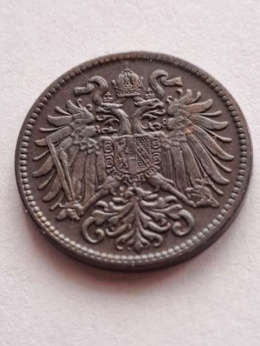 Austria 2 halerze Franciszek Józef I 1895 r