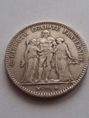 Francja 5 Franków Herkules 1876 r