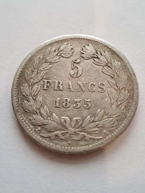 Francja 5 Franków Louis Philippe I 1835 r