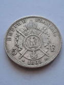 Francja 5 Franków Napoleon III 1868 r