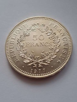 Francja 50 Franków Herkules 1977 r