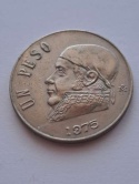 Meksyk Un Peso 1975 r