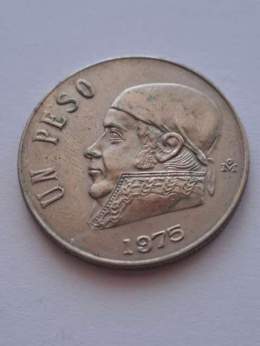 Meksyk Un Peso 1975 r