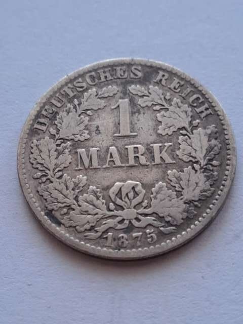 Niemcy 1 Marka Wilhelm I 1875 r D
