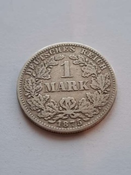 Niemcy 1 Marka Wilhelm I 1875 r G