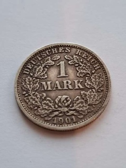 Niemcy 1 Marka Wilhelm II 1901 r D