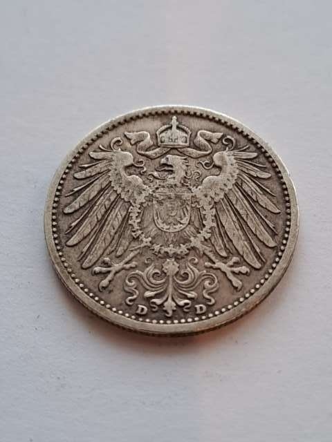 Niemcy 1 Marka Wilhelm II 1901 r D