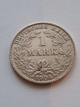 Niemcy 1 Marka Wilhelm II 1904 r J