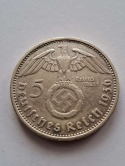 Niemcy 5 Marek Hindenburg 1936 r A