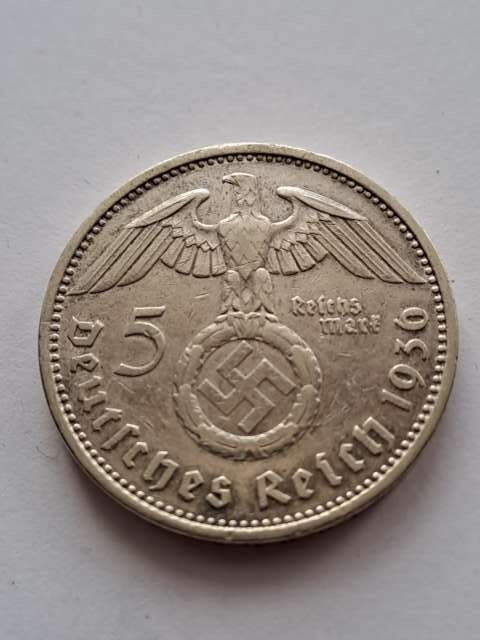Niemcy 5 Marek Hindenburg 1936 r A