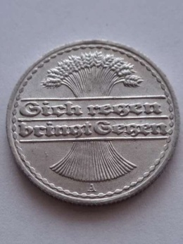 Niemcy 50 Pfenning Weimar 1920 r