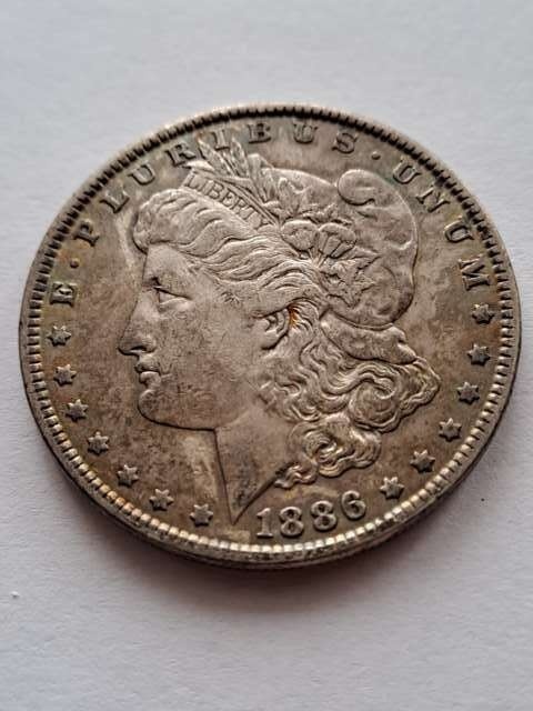 USA Dollar Morgan 1886 r