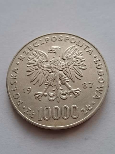 10 000 zł Jan Paweł II 1987 r