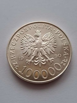 100 tys Solidarność typ A 1990 r