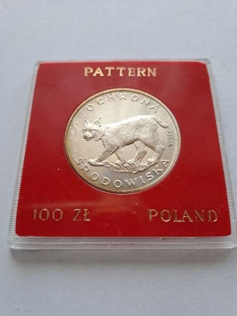 100 zł Ochrona Środowiska - Ryś 1979 r próba