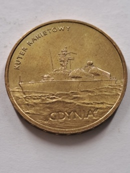 2 zł Kuter Rakietowy Gdynia 2013 r