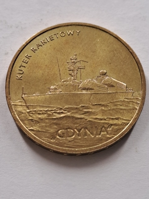 2 zł Kuter Rakietowy Gdynia 2013 r