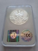 20 zł Węgorz Europejski 2003 rok