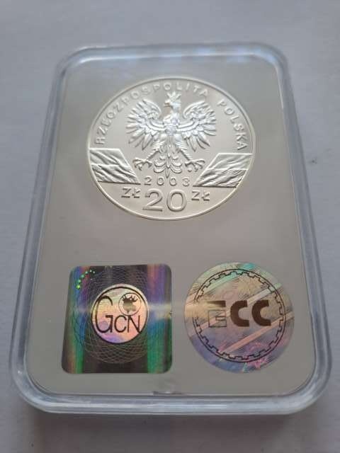 20 zł Węgorz Europejski 2003 rok