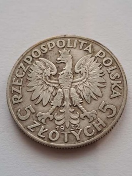 5 zł Głowa Kobiety 1932 r