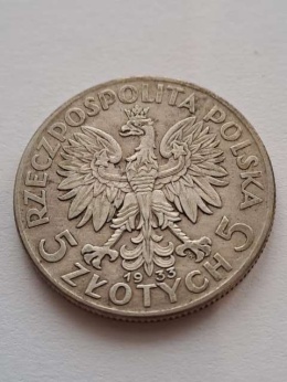 5 zł Głowa Kobiety 1933 r